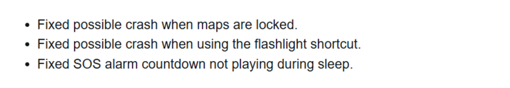 Fenix 8 智能手表系统软件 20.24 的发布说明。(图片来源:Garmin)