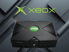 第一台 Xbox 游戏机的徽标