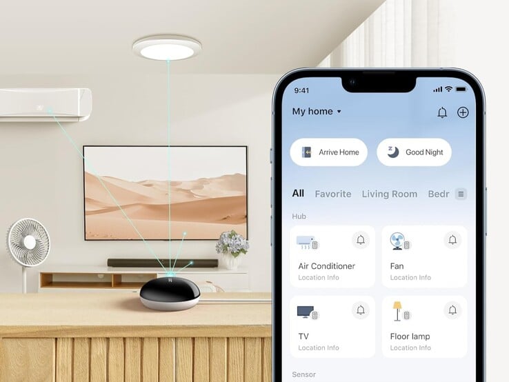 TP-Link Tapo H110 智能红外和物联网集线器。(图片来源：TP-Link）