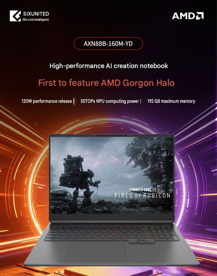 搭载 AMD Gorgon Helio 处理器的笔记本电脑将提供高达 192 GB 的内存。 