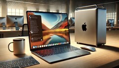 MacBook Pro 预计将在今年年底或明年年初开始采用 M4 芯片。(来源：DALL-E）