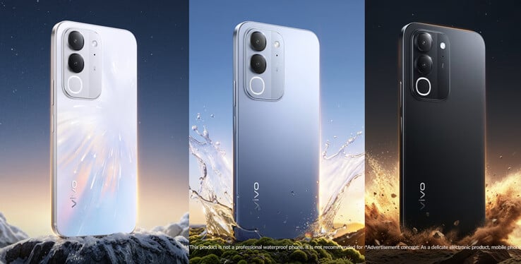 Vivo Y600i 提供“满天星”、“澄蓝”和“极夜”三种配色