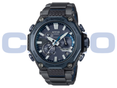 卡西欧 MTG-B2000YBD-2AJF（如图）具有防震、200 米防水、太阳能充电和 Multi-Band 6 无线电同步功能。(图片来源：卡西欧）