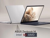 英特尔-ZenBook 14 与 AMD-ZenBook 14(图片来源:华硕,有删改)