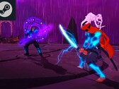 快节奏 Boss rush 游戏《Furi》在 Steam 上以历史最低价发售。经过编辑的游戏截图。(图片来源：Steam）
