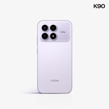 红米 K90 的浅紫色配色。(图片来源：Redmi）