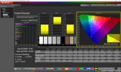 已使用 Calman Colorchecker 进行校准