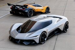 Corvette CX 和 CX.R Vision Gran Turismo 概念车--非卖品。(图片来源：通用汽车）