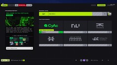 进度屏幕显示了马拉松密集的派系和赛季结构。