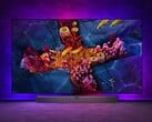 飞利浦OLED+937（上图）和OLED+907电视的较大型号的峰值亮度为1,300尼特。(图片来源：飞利浦)