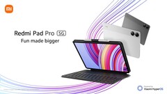 红米 Pad Pro 5G 即将发布。(图片：@雷军）