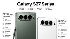 设计草图显示,三星Galaxy S27 Ultra和Galaxy S27 Pro将采用横向摄像头布局。