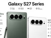 设计草图显示，三星Galaxy S27 Ultra和Galaxy S27 Pro将采用横向摄像头布局。