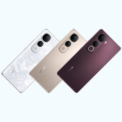 vivo Y400 Pro 智能手机有自由白、节日金和星云紫三种配色（图片来源：vivo）