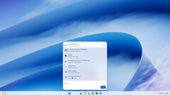 全新 Windows 11 搜索,显示最近使用的文件、应用、设置和内联操作。