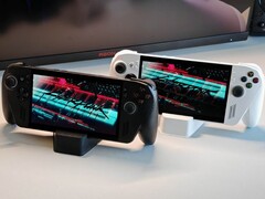 黑白两色的 ROG Xbox Ally X（图片来源：Notebookcheck） 