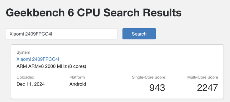 (图片来源：Geekbench）