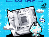 华硕 ROG "Mini Blizzard "主板的唯一预告片。(图片来源：华硕）