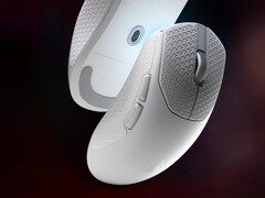 Corsair Sabre V2 Pro 超轻型无线游戏鼠标（白色），附带手柄胶带。 