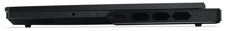 右侧组合音频插孔、网络摄像头快门开关、USB 3.2 Gen 1 (USB-A)