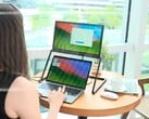 LiftVue 可通过一个巧妙设计的支架安装在笔记本电脑屏幕上方。