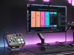 Maono G3 音频混音器为游戏玩家提供了独立的聊天、耳机和直播音频混音通道，从而实现更精准的控制和更精致的直播音频效果。