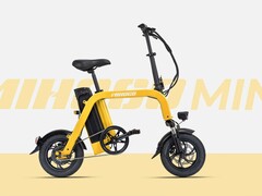 Mihogo Mini 电动自行车只需三个步骤即可折叠。(图片来源：Mihogo）
