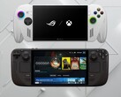 ROG Xbox Ally 和 Steam Deck OLED 照片