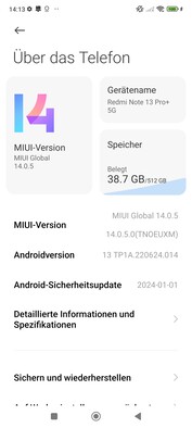 小米Redmi Note 13 Pro+ 5G