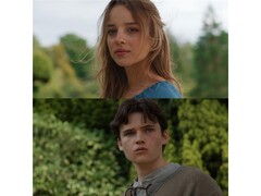 宣布真人版《塞尔达传说》电影主演的宣传图片,显示两位主要演员的拼贴。(图片来源:日本任天堂 X 频道)