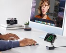 UGREEN 二合一 Qi2 磁性可折叠充电站现已上市。(图片来源：UGREEN）