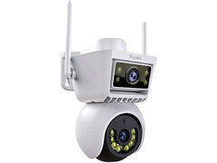 7Links 双镜头 Wi-Fi 俯仰云台 IP 摄像机现已在欧洲上市。(图片来源：Pearl）