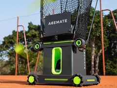 Acemate 网球机器人可以帮助人们在网球比赛和发球练习中不再需要寻找匹配的网球搭档。(图片来源：Acemate）