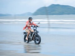 Cyrusher Scout 电动自行车的辅助续航里程可达 112 英里(约 180 公里)。(图片来源:Cyrusher)