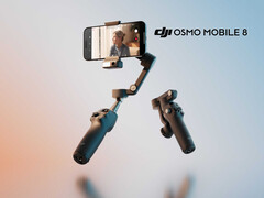 大疆销售的 Osmo Mobile 8 只有一种颜色。(图片来源:DJI - 已编辑)