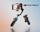 大疆销售的 Osmo Mobile 8 只有一种颜色。(图片来源：DJI - 已编辑）
