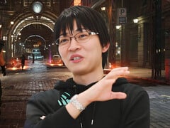 最终幻想 7 重制版》第三部导演滨口直树(图片来源:Square Enix、索尼集团公司,有删改)。