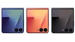 三星Galaxy Z Flip7 包装和封面显示屏打开后的首张真机图片现已在网上流传。(图片来源：Evan Blass）