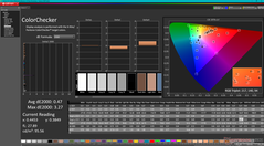 校准后的 ColorChecker