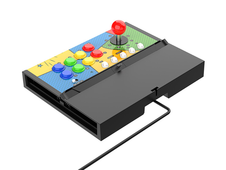 Legion Y700 Arcade Dock 也可以不带侧面和前面板使用。