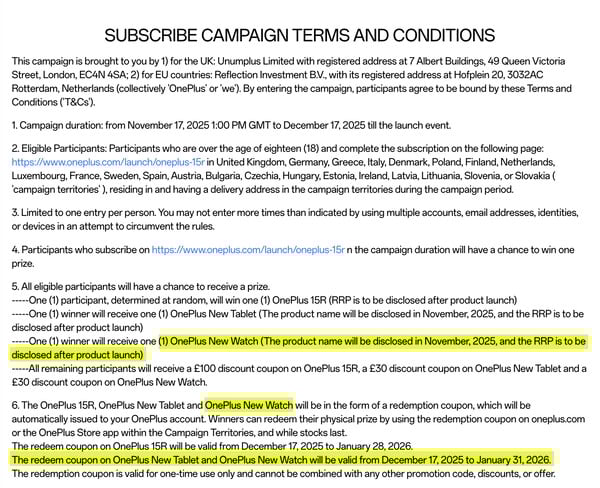(图片来源:OnePlus - 已编辑)