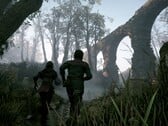 一张展示《瘟疫传说：无罪》中两名角色的图片，该游戏目前在 Steam 上打九折。