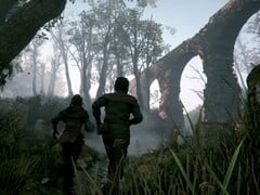 一张展示《瘟疫传说:无罪》中两名角色的图片,该游戏目前在 Steam 上打九折。