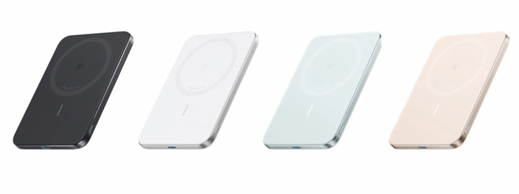 新款 Anker Nano Power Bank（5K、MagGo、超薄）。(图片来源：Anker）