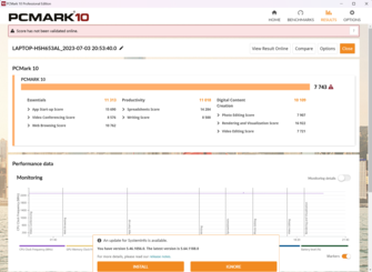 PCMark 10结果