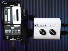 Blackstar Polar Go 音频接口允许音乐家和创作者在任何地点使用智能手机录制和串流立体声录音。(图片来源：Blackstar Amplification）