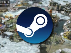 一张展示 Steam 标志和游戏《Endless Legend》的图片，该游戏目前打七五折。