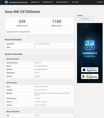 (图片来源：Geekbench）