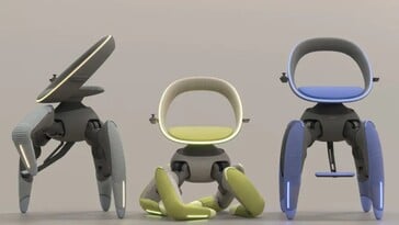 丰田公司的 Walk Me 自动四脚椅(图片来源:丰田公司)