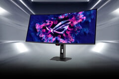 ROG Strix OLED XG34WCDMS。华硕仍是全球最大的OLED显示器品牌。